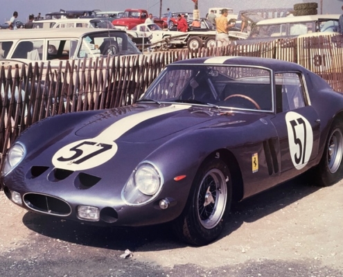 Ferrari 250 GTO S/N 3223 at its first race in Bridgehampton in 1962